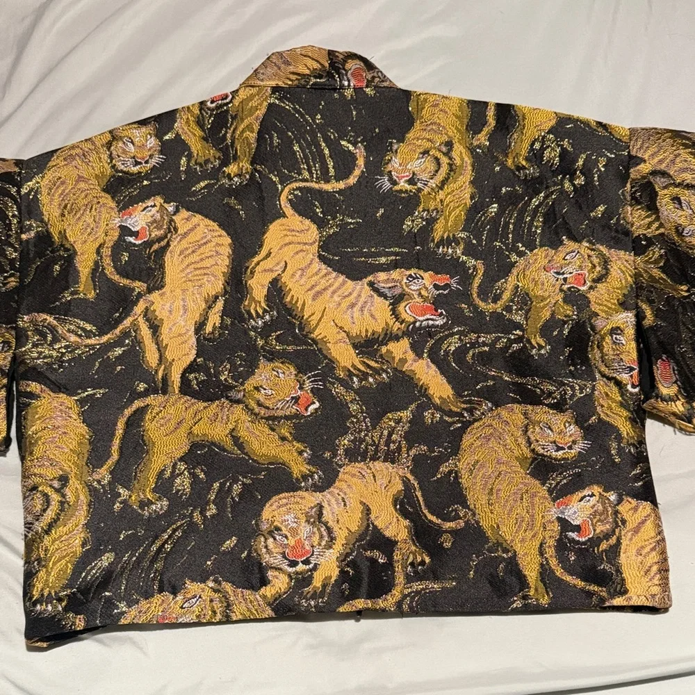 Tiger Print Kimono Jacket - Picture 4 of 4